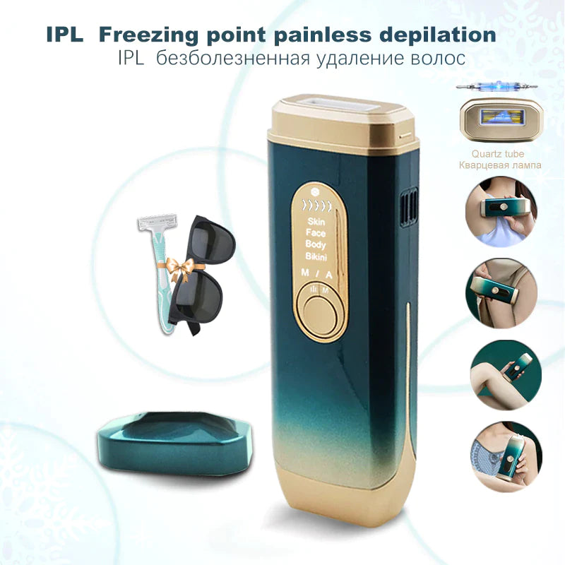 InstaRelief™ Laser Hair Removal Device Ice Cooling