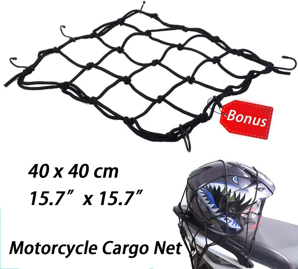 BullCargo™ Motorcycle Tail Bag, Waterproof - Can be a Backpack and fits helmet'